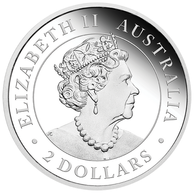 2020 $2 Australian Wedge-Tailed Eagle 2oz Silver Piedfort Coin