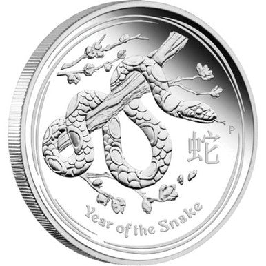 2013 50c Lunar Year of The Snake 1/2oz Silver Proof Coin