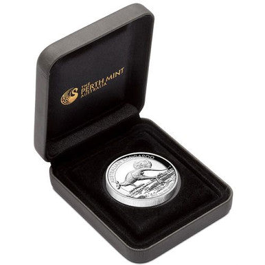 2015 $1 Australian Kangaroo 1oz Silver High Relief Proof Coin