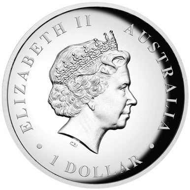 2019 $1 Australian Kookaburra 1oz Silver High Relief Proof Coin