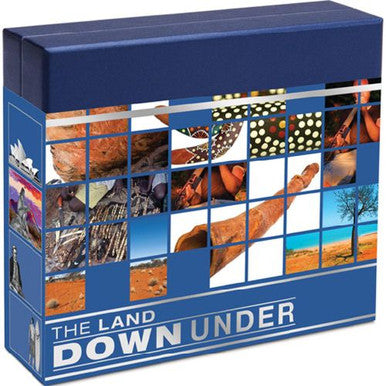 2013 $1 The Land Down Under Didgeridoo 1oz Silver Coloured Proof Coin