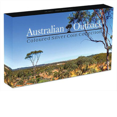 2014 Australian Outback 1/2oz Silver Coloured Proof 3 Coin Set
