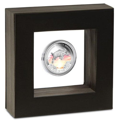 Tuvalu 2015 $1 ANDA Sydney Coin Show Special Year of The Goat Health 1oz Silver Proof Coin