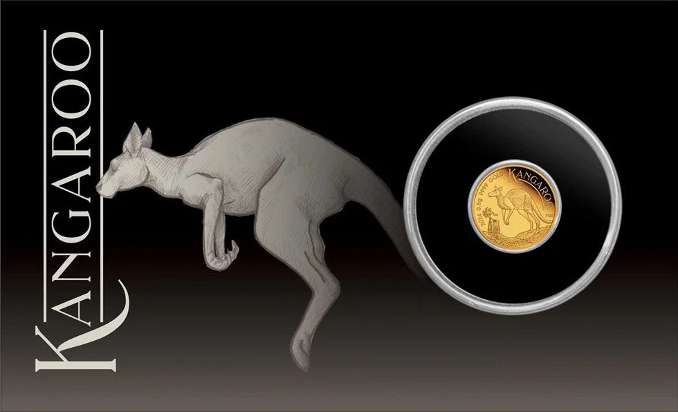 2024 $2 Australian Kangaroo 0.5g Gold Proof Coin
