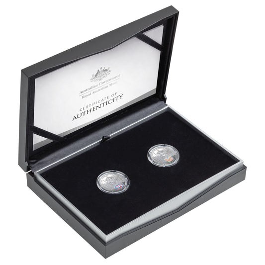2024 $1 Australian Football League Silver Proof 2 Coin Set