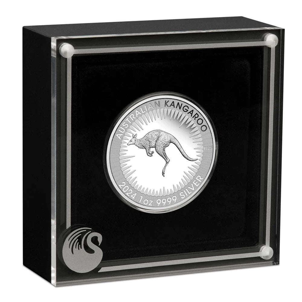 2024 $1 Australian Kangaroo King Charles III Obverse First Issue 1oz Silver Proof Coin