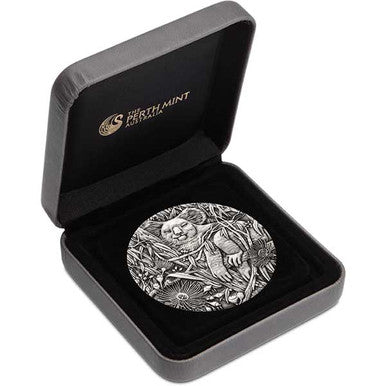 2017 $2 Australian Koala 2oz Silver Antiqued Coin