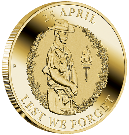 2025 $1 Lest We Forget ANZAC Day Uncirculated Coin