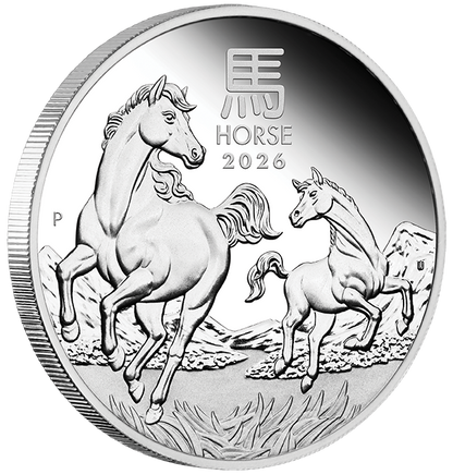 2026 50c Lunar Year of The Horse 1/2oz Silver Proof Coin