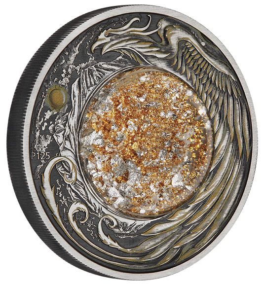 Tuvalu 2024 $2 Alicanto 2oz Silver Coloured Antiqued Coin