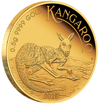 2025 $2 Australian Kangaroo 0.5g Gold Proof Coin