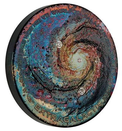 2025 $25 Extragalactic 5oz Silver Coloured Patinaed Coin