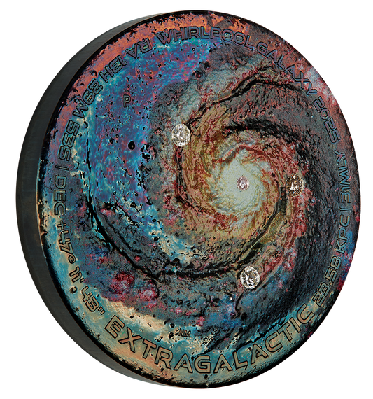 2025 $25 Extragalactic 5oz Silver Coloured Patinaed Coin