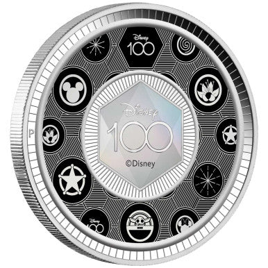 Tuvalu 2023 50c Disney 100th Anniversary 1/2oz Silver Coloured Proof Coin