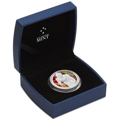 Niue 2014 $1 Doctor Who Cyberman 1/2oz Silver Coloured Proof Coin