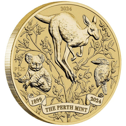 2024 $1 The Perth Mint's 125th Anniversary Uncirculated Coin
