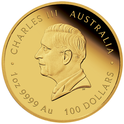 2025 $100 Lunar Year of The Snake 1oz Gold Proof Coin