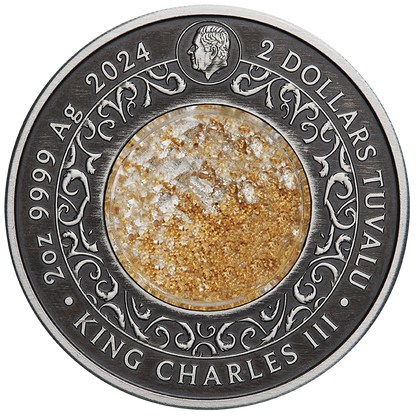 Tuvalu 2024 $2 Alicanto 2oz Silver Coloured Antiqued Coin
