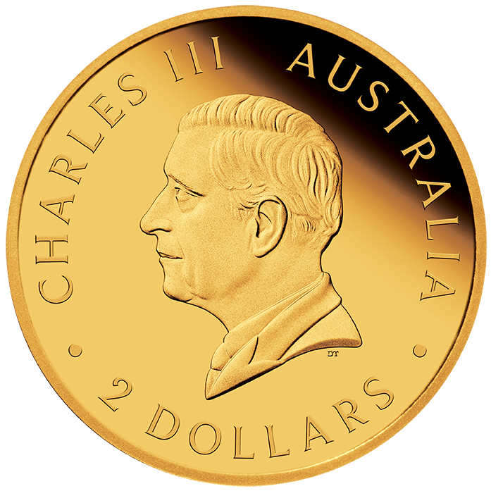 2025 $2 Australian Kangaroo 0.5g Gold Proof Coin