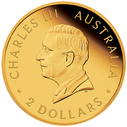 2025 $2 Australian Kangaroo 0.5g Gold Proof Coin