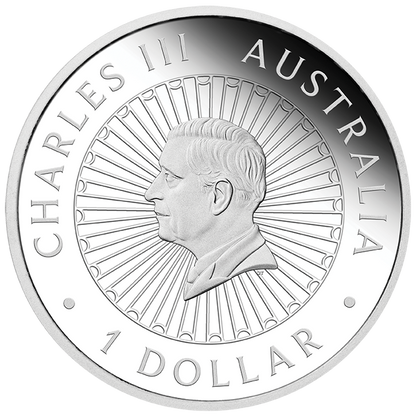 2025 $1 Australian Opal Lunar Year of The Snake 1oz Silver Proof Coin