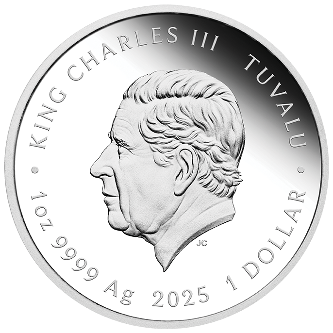 Tuvalu 2025 $1 Teenage Mutant Ninja Turtles Master Splinter 1oz Silver Coloured Proof Coin
