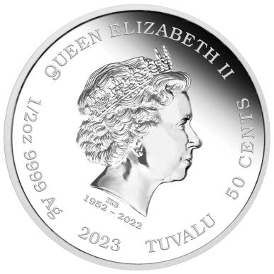 Tuvalu 2023 50c Disney 100th Anniversary 1/2oz Silver Coloured Proof Coin