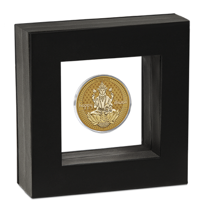 2024 Happy Diwali 1oz Silver Gilded Medallion