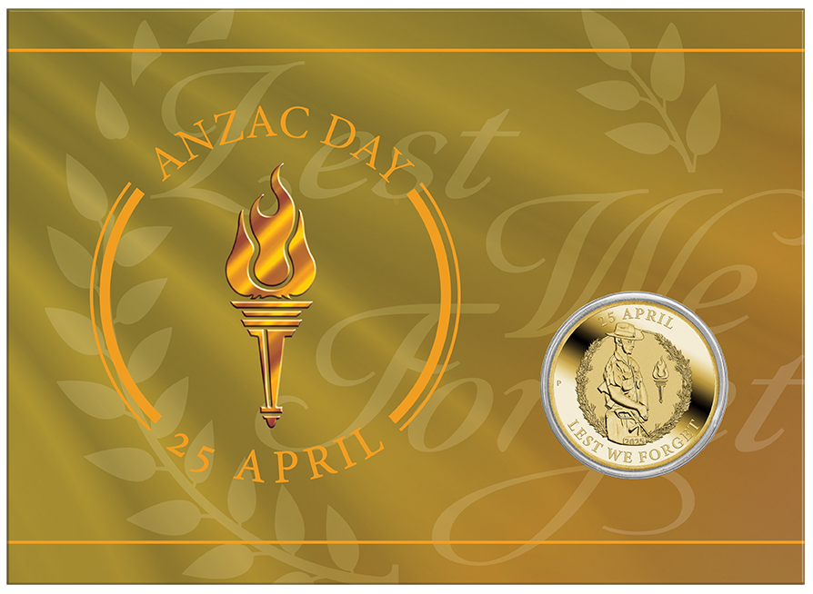 2025 $1 Lest We Forget ANZAC Day Uncirculated Coin