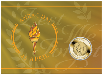2025 $1 Lest We Forget ANZAC Day Uncirculated Coin
