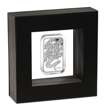 2025 $1 Dragon 1oz Silver Proof Rectangular Coin