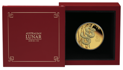 2025 $100 Lunar Year of The Snake 1oz Gold Proof Coin