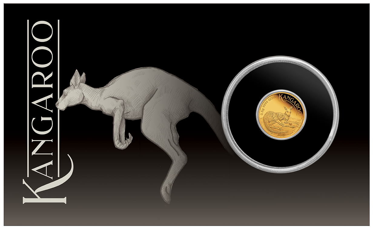 2025 $2 Australian Kangaroo 0.5g Gold Proof Coin