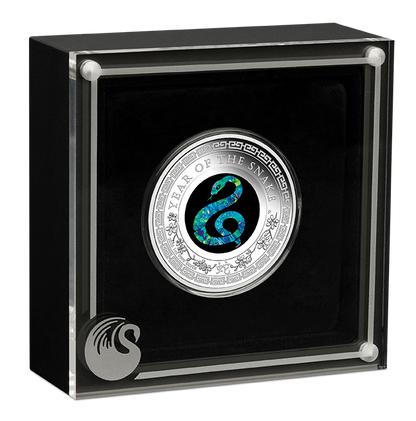 2025 $1 Australian Opal Lunar Year of The Snake 1oz Silver Proof Coin