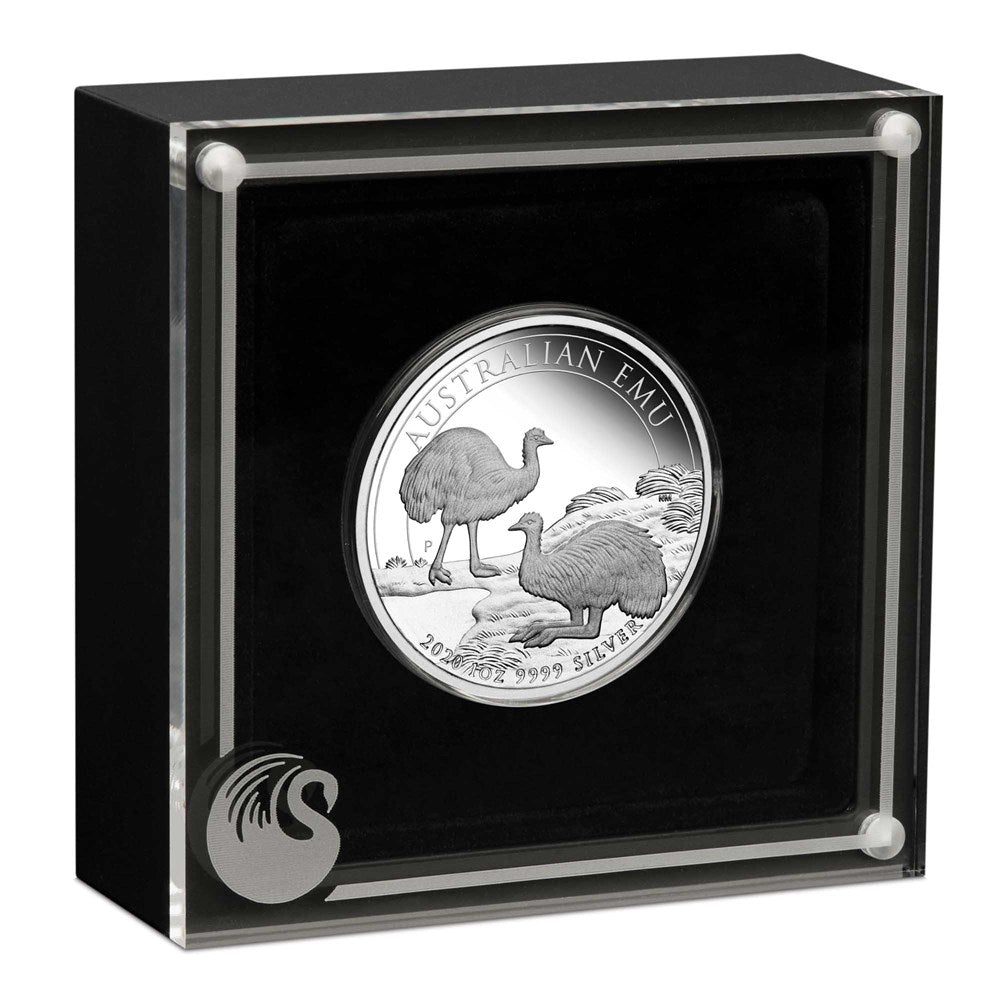 2020 $1 Australian Emu 1oz Silver Proof Coin