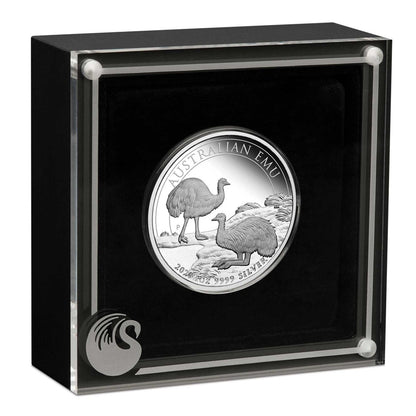 2020 $1 Australian Emu 1oz Silver Proof Coin