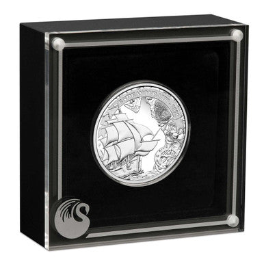 2020 $1 Voyage of Discovery Endeavour 1oz Silver Proof Coin