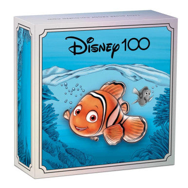 Tuvalu 2023 50c Disney 100th Anniversary Nemo 1/2oz Silver Coloured Proof Coin