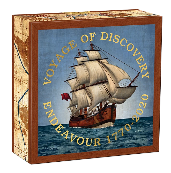 2020 $25 Voyage of Discovery Endeavour 1/4oz Gold Proof Coin