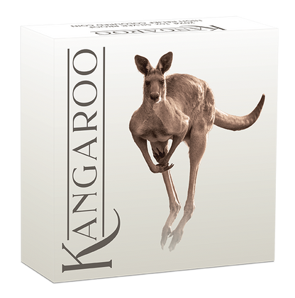 2024 $1 Australian Kangaroo 1oz Silver Coloured High Relief Proof Coin