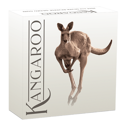 2024 $2 Australian Kangaroo 2oz Silver Reverse Gilded Coin