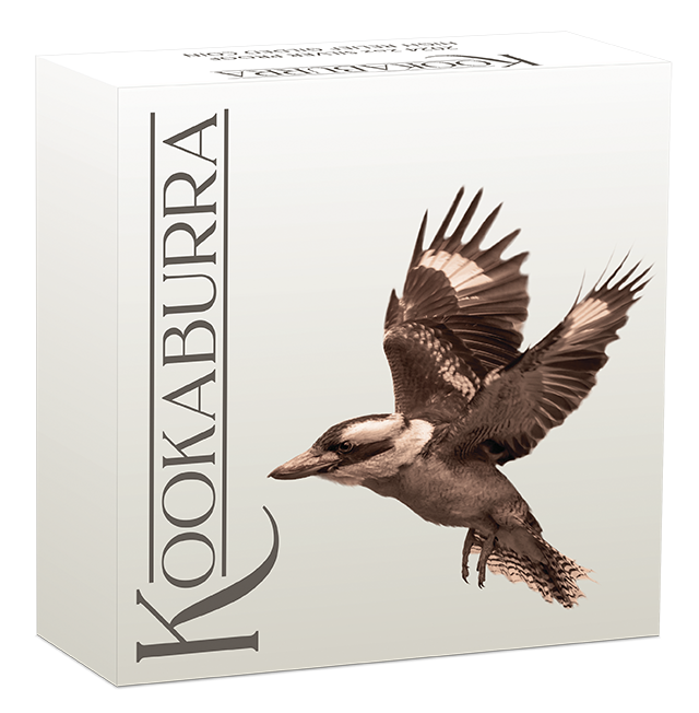 2024 $2 Australian Kookaburra Selectively Gold Plated 2oz Silver High Relief Proof Coin