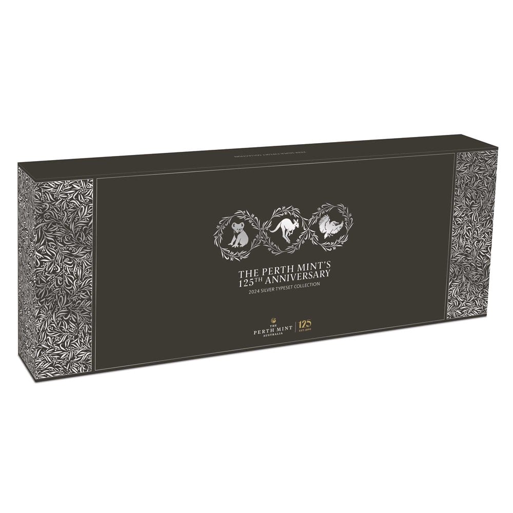 2024 $1 The Perth Mint's 125th Anniversary 1oz Silver 4 Coin Set