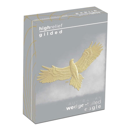 2024 $1 Australian Wedge-Tailed Eagle 10th Anniversary 1oz Silver Gilded High Relief Proof Coin