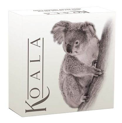 2025 $8 Australian Koala 5oz Silver High Relief Pink Gold Gilded Proof Coin