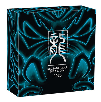2025 $1 Dragon 1oz Silver Proof Rectangular Coin