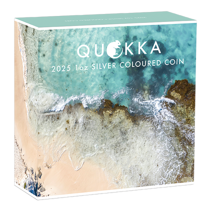 2025 $1 Quokka 1oz Silver Coloured Coin