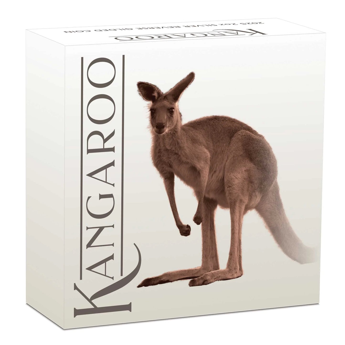 2025 $2 Australian Kangaroo 2oz Silver Reverse Gilded Coin