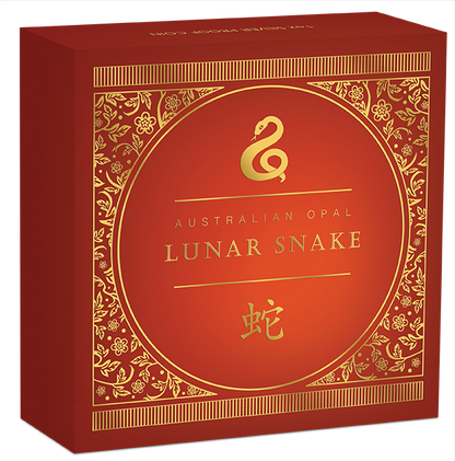 2025 $1 Australian Opal Lunar Year of The Snake 1oz Silver Proof Coin