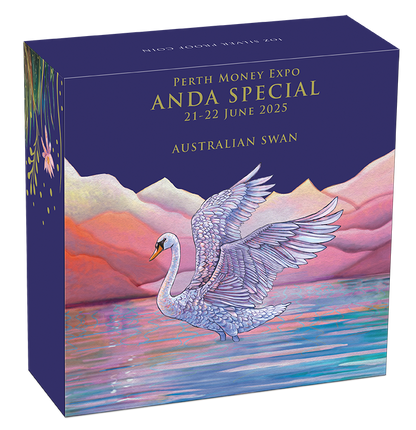 2025 $1 ANDA Perth Australian Swan 1oz Silver Proof Coin